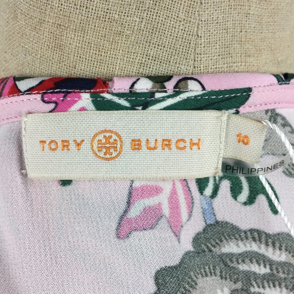 Tory Burch Adelia Ruffled Floral-Print Dress - Picture 11 of 12